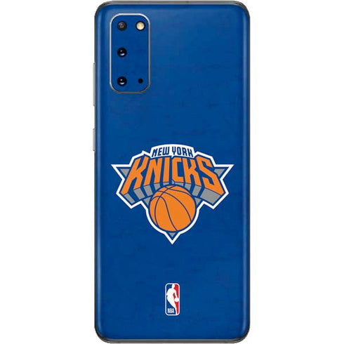 NBA New York Knicks Distressed Galaxy S20 Skin