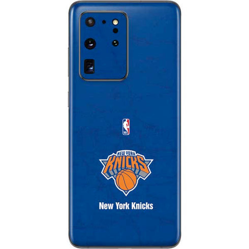 NBA New York Knicks Distressed Galaxy S20 Ultra 5G Skin