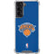 NBA New York Knicks Distressed Galaxy S21 5G Clear Case