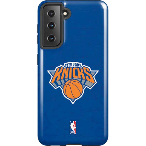 NBA New York Knicks Distressed Galaxy S21 5G Pro Case