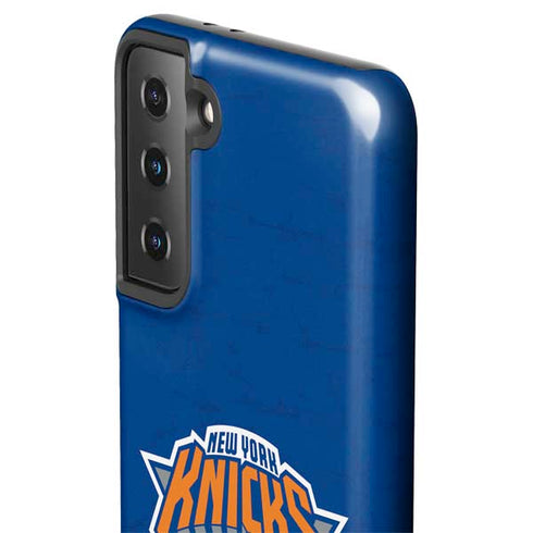 NBA New York Knicks Distressed Galaxy S21 FE Pro Case