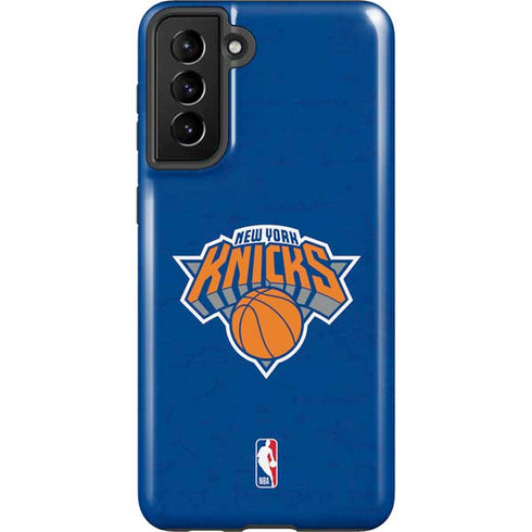 NBA New York Knicks Distressed Galaxy S21 Plus 5G Pro Case