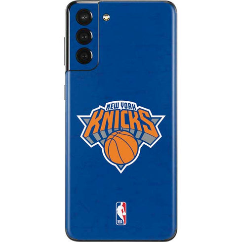 NBA New York Knicks Distressed Galaxy S21 Plus 5G Skin