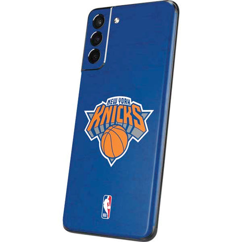 NBA New York Knicks Distressed Galaxy S21 Plus 5G Skin