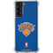 NBA New York Knicks Distressed Galaxy S22 Clear Case