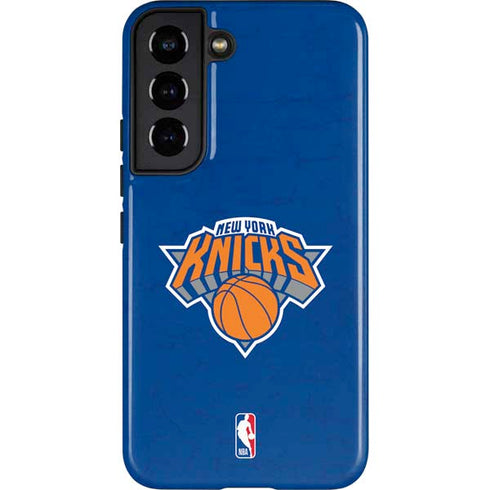 NBA New York Knicks Distressed Galaxy S22 Pro Case
