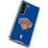 NBA New York Knicks Distressed Galaxy S23 Clear Case
