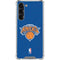 NBA New York Knicks Distressed Galaxy S23 Plus Clear Case