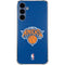 NBA New York Knicks Distressed Galaxy S24 Clear Case