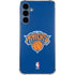 NBA New York Knicks Distressed Galaxy S24 Clear Case