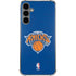 NBA New York Knicks Distressed Galaxy S24 Plus Clear Case
