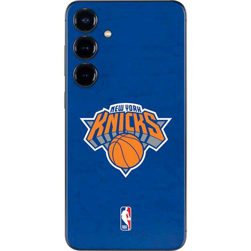 NBA New York Knicks Distressed Galaxy S24 Plus Skin