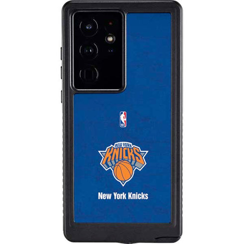 NBA New York Knicks Distressed Galaxy S24 Ultra Waterproof Case