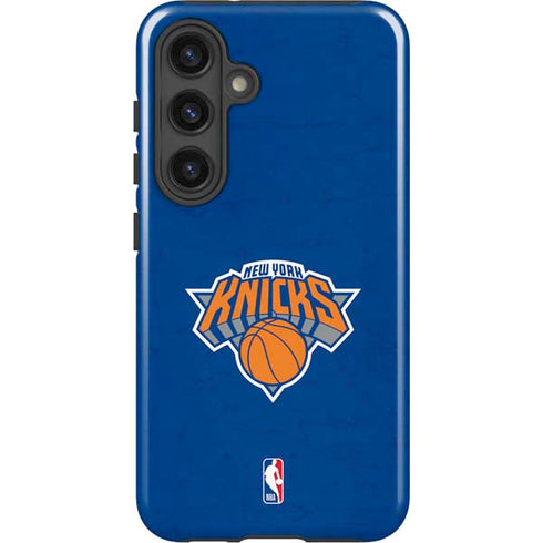 NBA New York Knicks Distressed Galaxy S25 Plus Impact Case