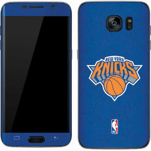 NBA New York Knicks Distressed Galaxy S7 Skin