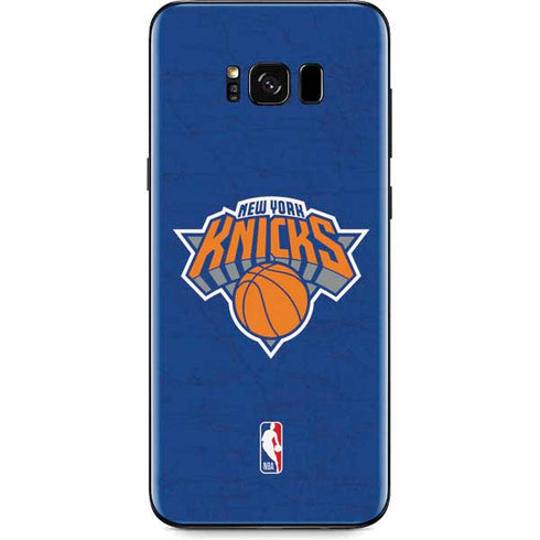 NBA New York Knicks Distressed Galaxy S8 Plus Skin