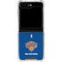 NBA New York Knicks Distressed Galaxy Z Flip5 5G Clear Case