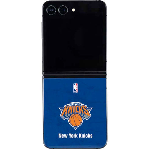 NBA New York Knicks Distressed Galaxy Z Flip5 5G Skin