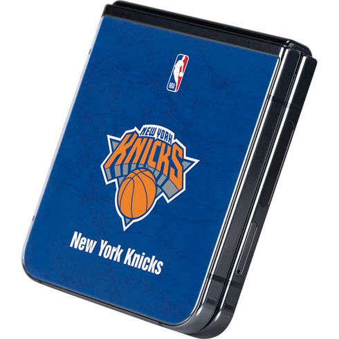 NBA New York Knicks Distressed Galaxy Z Flip5 5G Skin