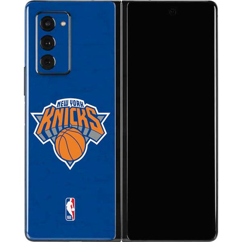 NBA New York Knicks Distressed Galaxy Z Fold2 5G Skin