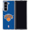 NBA New York Knicks Distressed Galaxy Z Fold5 5G Clear Case