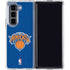 NBA New York Knicks Distressed Galaxy Z Fold5 5G Clear Case