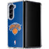 NBA New York Knicks Distressed Galaxy Z Fold5 5G Clear Case