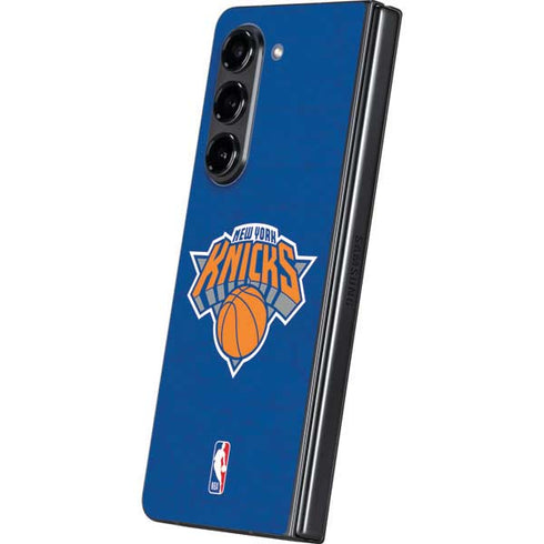 NBA New York Knicks Distressed Galaxy Z Fold5 5G Skin