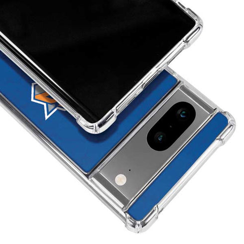 NBA New York Knicks Distressed Google Pixel 8a Clear Case