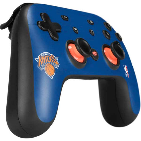 NBA New York Knicks Distressed Google Stadia Controller Skin