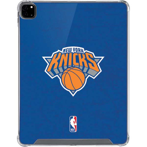 NBA New York Knicks Distressed iPad Pro 12.9in (2020) Clear Case