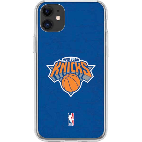 NBA New York Knicks Distressed iPhone 11 Clear Case
