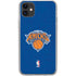 NBA New York Knicks Distressed iPhone 11 Clear Case