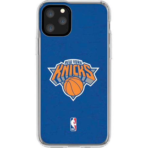 NBA New York Knicks Distressed iPhone 11 Pro Clear Case