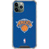 NBA New York Knicks Distressed iPhone 11 Pro Max Clear Case