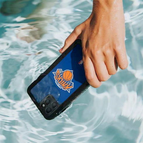 NBA New York Knicks Distressed iPhone 11 Pro Max Waterproof Case