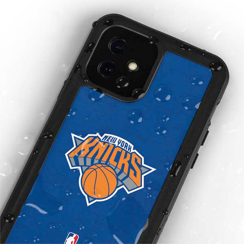 NBA New York Knicks Distressed iPhone 12 Mini Waterproof Case