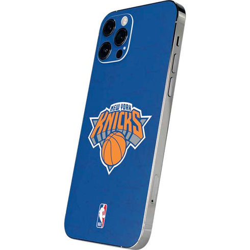 NBA New York Knicks Distressed iPhone 12 Pro Max Skin