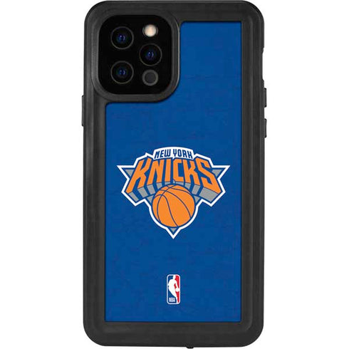 NBA New York Knicks Distressed iPhone 12 Pro Waterproof Case