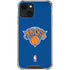 NBA New York Knicks Distressed iPhone 13 Mini Clear Case