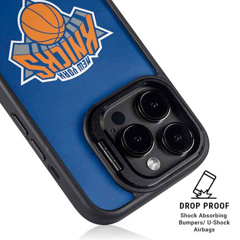 NBA New York Knicks Distressed iPhone 13 Pro Kickstand Case