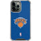 NBA New York Knicks Distressed iPhone 13 Pro Max Clear Case