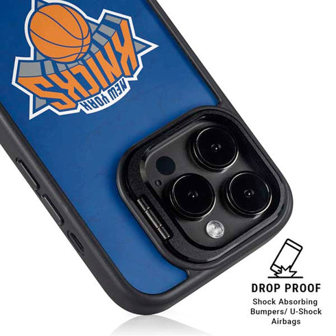 NBA New York Knicks Distressed iPhone 13 Pro Max Kickstand Case