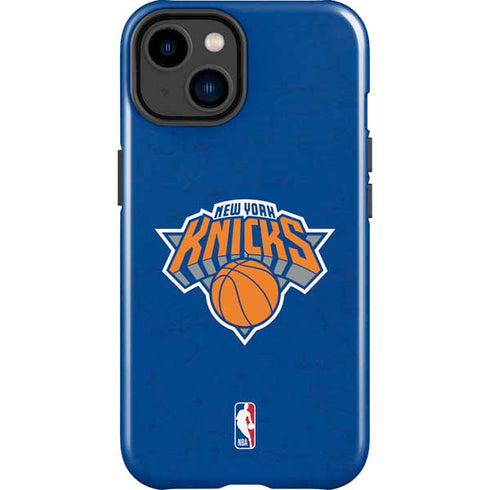 NBA New York Knicks Distressed iPhone 14 Plus Impact Case