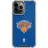 NBA New York Knicks Distressed iPhone 14 Pro Max Clear Case