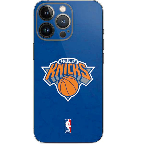 NBA New York Knicks Distressed iPhone 14 Pro Skin