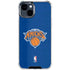 NBA New York Knicks Distressed iPhone 15 Plus Clear Case