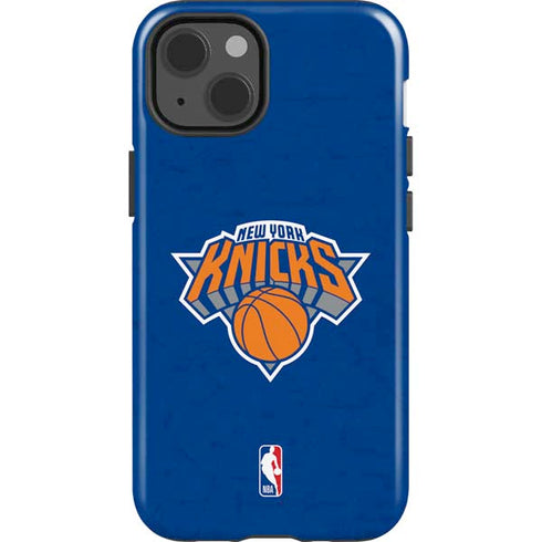 NBA New York Knicks Distressed iPhone 15 Plus Impact Case
