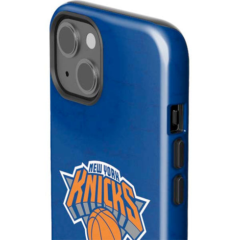 NBA New York Knicks Distressed iPhone 15 Plus Impact Case