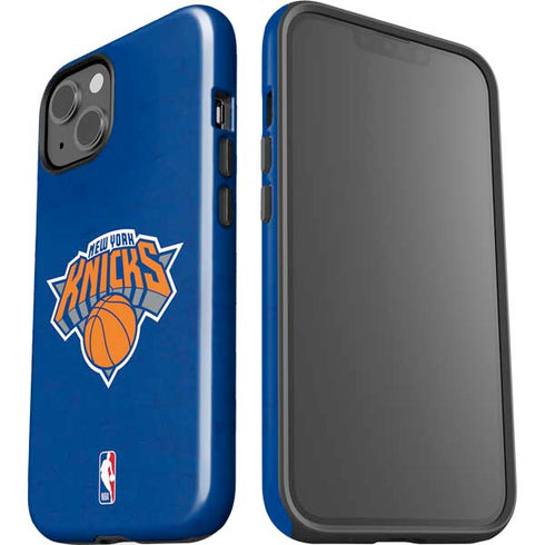 NBA New York Knicks Distressed iPhone 15 Plus Impact Case